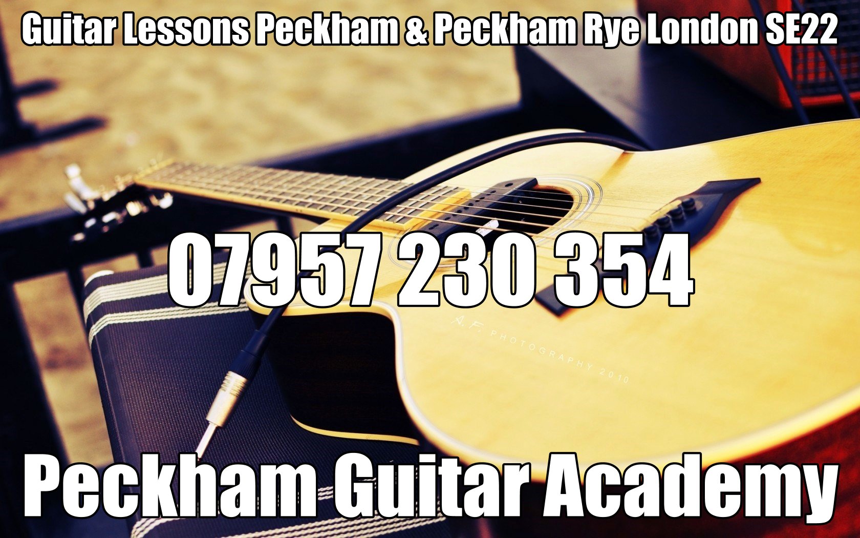 Guitar Lessons Peckham & Peckham Rye London SE22 