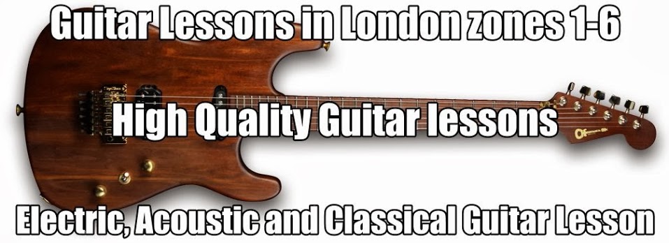London Guitar Lessons Zones 1-6 
