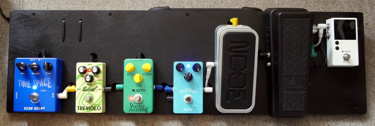  low cost pedal board